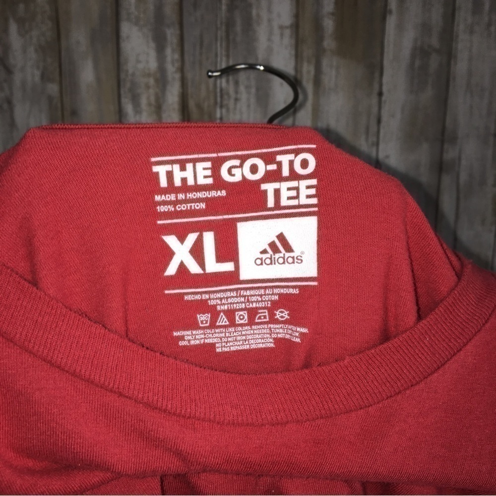 Adidas Red Go To Tee - Picture 4 of 4